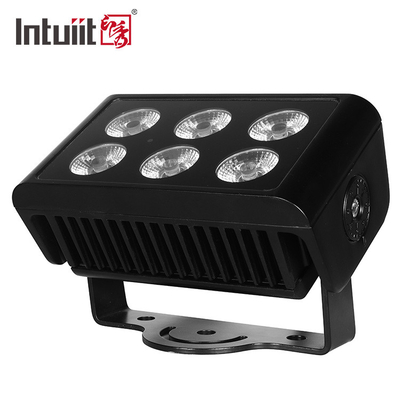 DMX512 6x5W RGBW 4in1 IP65 방수 DJ 웨딩 스테이지 시티 월 세탁기 야외 LED 세탁 홍수 조명