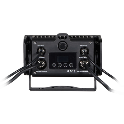 DMX512 6x5W RGBW 4in1 IP65 방수 DJ 웨딩 스테이지 시티 월 세탁기 야외 LED 세탁 홍수 조명