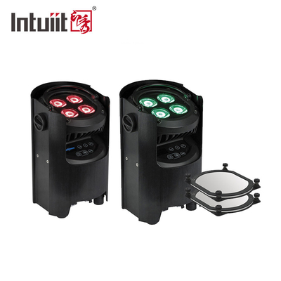 4x12W 4인1 RGBW DJ 웨딩 배터리 전동 LED 업라이트 와이파이 무선 Dmx 디스코 스테이지 패르 라이트