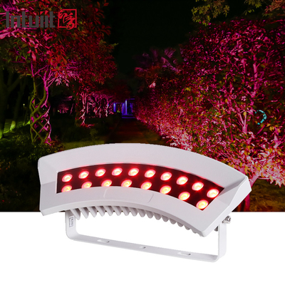 LED 트리 허그 램프 야외 dmx512 36W RGBW 다채로운 정원 스팟 조명 풍경 조명 IP65 알루미늄 LED 허그 나무 조명