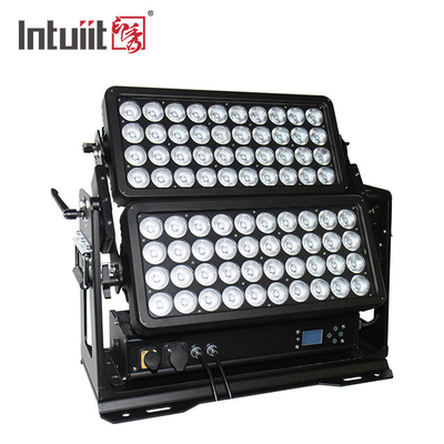 400W 800W 1500W IP65 야외 방수 도시 색상 RGBW 스트로브 무대 조명 Dmx LED 벽 세탁기 빛