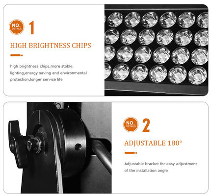 IP65 1500w Rgbw 4in1 LED 시티 컬러 방수 LED 벽 세척 조명 무대 조명 LED 야외 워셔 라이트