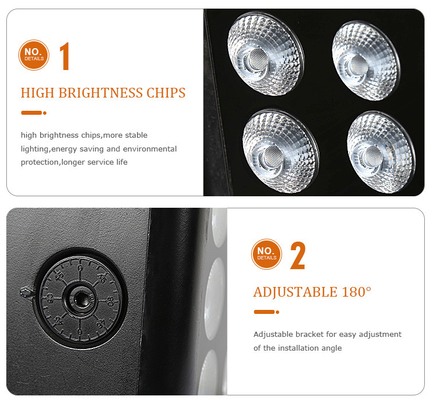 80W 야외 IP65 사각형 DMX RGBW LED 홍수 조명 건물 전면 LED 벽 세탁기 홍수 조명