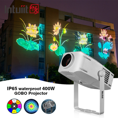 400W 고보 프로젝터 IP65 밝기 광고 LED 야외 크리스마스 로고 고보 광고 조명