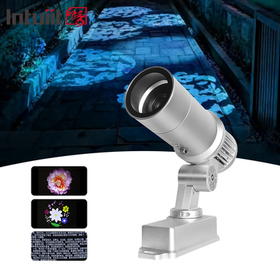 60W 맞춤형 LED HD 색상 변경 실내 및 외부 ip65 방수 회전 광고 이미지 프로젝션 램프 고보 로고 프로젝터