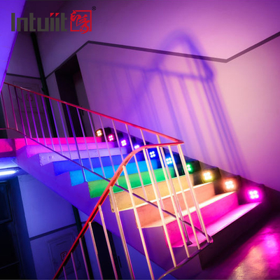 IP54 미니 업라이트 4X12W 배터리 스포트라이트 4 LED 무선 DMX & IR 원격 업라이트 디스코 클럽 파티 스테이지 업라이트