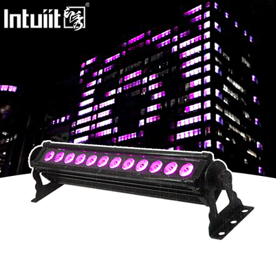 12X3W 야외 LED 벽 세척기 IP65 방수 DMX RGB LED 선형 세척기 빛 건축 건물 정면 조명