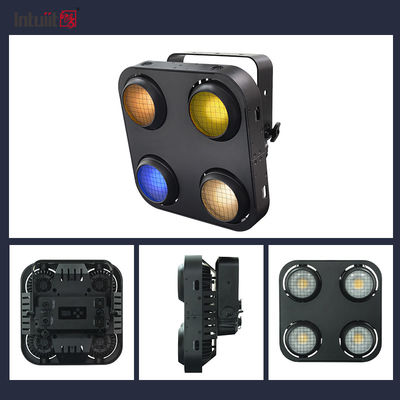 400W 방수 4구 블라인더 조명 (RGB, 온백색, 호박색 포함) - 무대 LED 블라인더 IP65 관객 조명
