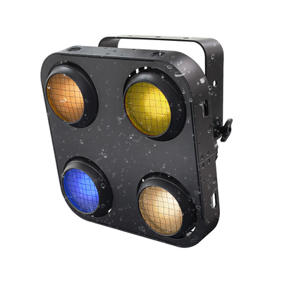 4X90W 4 눈 LED Cob 블라인드 라이트 앰버 따뜻한 흰색 2In1 Ip65 방수 LED 스테이지 라이트