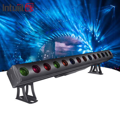 클럽 이벤트 스테이지 라이트 LED 선형 RGBW 픽셀 LED 바 14x15W 방수 야외 LED 픽셀 튜브 빔 라이트 DJ 스테이지 라이트