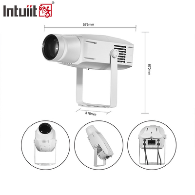 400W 방수 IP65 LED 물 물 파도 Gobo 프로젝터 라이트 DMX512 제어 모드 상업 거리 및 테마 파크용 빔 효과