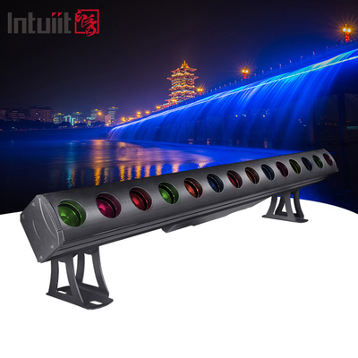 LED 픽셀 바 라이트 14x15W RGBW 야외 클럽 건물 장식 IP65 벽 세척기