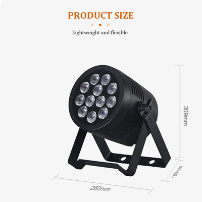 LED Par Light 12*20W 6 in 1 RGBWA-UV Par Can 스테이지 라이트 파티 바 KTV 효과 DJ 조명