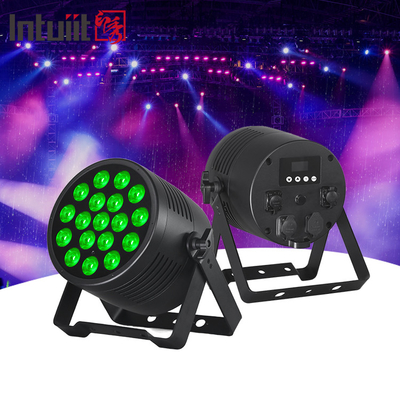 강력한 18x20W 야외 RGBWA-UV 6in1 IP65 방수 DJ 디스코 시티 웨딩 이벤트 스테이지 LED PAR 라이트