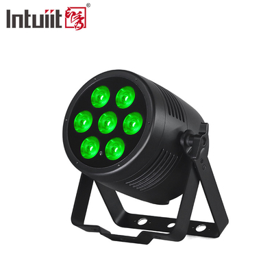 방수 무선 DMX 야외 7x20W RGBWA UV 6in1 IP65 LED PAR 빛