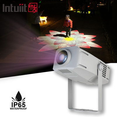 400W 줌 고보 프로젝터 IP65 밝기 LED 야외 크리스마스 로고 고보 광고 조명