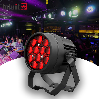 방수 무선 DMX 야외 12x10W RGBW 6in1 IP65 LED PAR 라이트