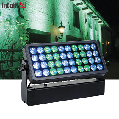 IP65 방수 외관 40X10W Rgbw 4in1 LED 도시 컬러 LED 벽 세탁등