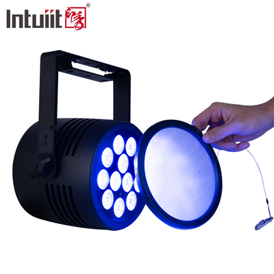 12*20w RGBWA+UV LED 야외 방수 돋보기 무선 Dmx 배터리 패러 라이트 가옥 장식 스테이지 효과 이벤트 클럽