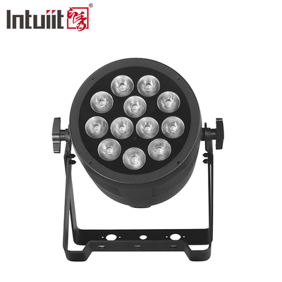 IP65 방수 야외 DJ 스테이지 라이트 12x20W RGBWA UV 6in1 알루미늄 LED PAR 소음 없는 디스코 세척 효과 DMX512