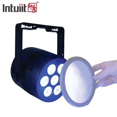 IP65 방수 전문 무대 DJ 디스코 조명 7*20W RGBWA UV 6in1 LED 파 라이트 DMX512 제어