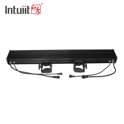18×10W RGBW 4in1 방수 야외 LED 벽 세탁 라이트 DMX 스테이지 야외 픽셀 LED 바 조명 IP65 프로젝션 라이트