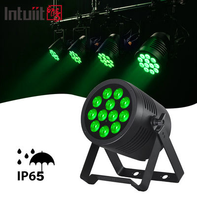 알루미늄 합금 RGBWA UV LED 플래트 파 12x20W 조명 DJ 파 캔 Dmx 512 라이트 세탁 교회용 스테이지 조명