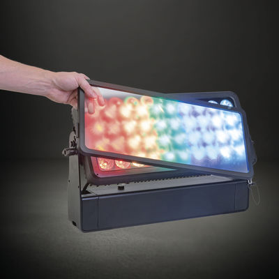 방수 40x10w Rgbw 4 in 1 Dmx 야외 Ip65 LED 시티 컬러 라이트 스테이지 라이트