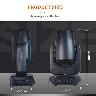 야외용 방수 IP66 레이저 무빙 헤드 100W CMY 샤프 빔 라이트