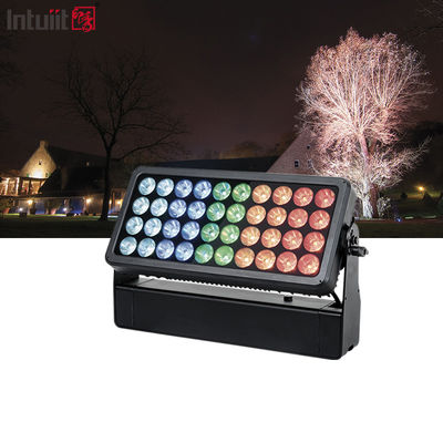 방수 40x10w Rgbw 4 in 1 Dmx 야외 Ip65 LED 시티 컬러 라이트 스테이지 라이트