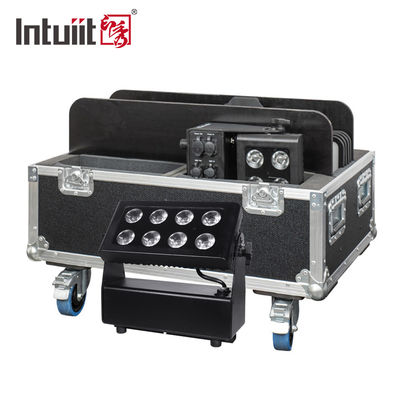8x15W 배터리 전원 LED 투광 조명 야외 무선 RGBW 4in1 충전식 업라이트 파 Luces LED para Fiestas DJ
