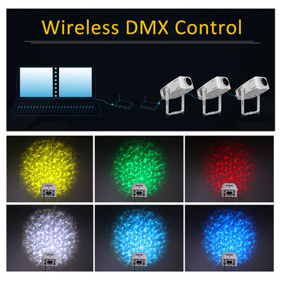 100W 옥외 방수 LED 프로젝터 물결 파란색 동적 잔물결 무대 효과 고보 조명 프로젝션 조명