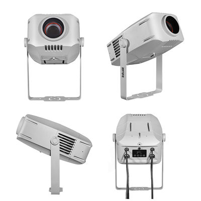 200W 방수 Ip65 야외 실내 사용자 지정 광고 고보 LED 줌 로고 프로젝터 라이트