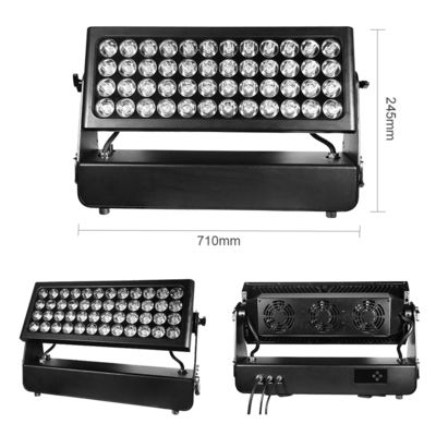 공장 도매 2000W LED 홍수 빛 야외 IP65 48x40W RGBW 4in1 도시 미용 프로젝트에 대한 건축 세탁 빛