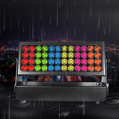 공장 도매 2000W LED 홍수 빛 야외 IP65 48x40W RGBW 4in1 도시 미용 프로젝트에 대한 건축 세탁 빛