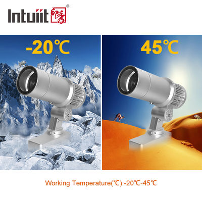 커스터마이징 가능한 60W LED 고보 로고 프로젝터 야외 IP65 회전 광고 프로젝션 라이트 레스토랑 바 거리 상점