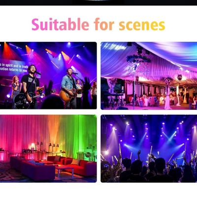 60x12W RGBW 4in1 LED 파 라이트 DJ 무대 웨딩 파티 DJ 디스코 LED 워시