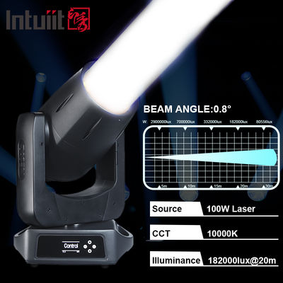 100W 레이저 광원 맞춤형 스테이지 프리즘 레이저 빔 100w DMX512 제어 라이트 무빙 헤드 레이저 라이트 IP66