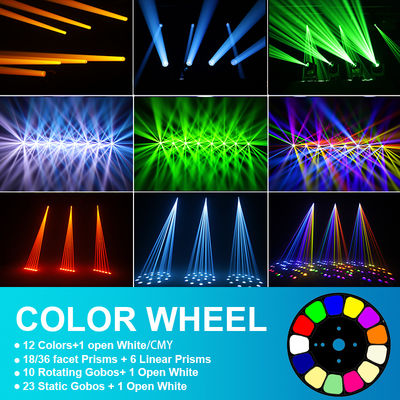 100W 레이저 광원 맞춤형 스테이지 프리즘 레이저 빔 100w DMX512 제어 라이트 무빙 헤드 레이저 라이트 IP66