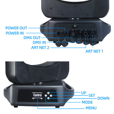 100W 레이저 광원 맞춤형 스테이지 프리즘 레이저 빔 100w DMX512 제어 라이트 무빙 헤드 레이저 라이트 IP66