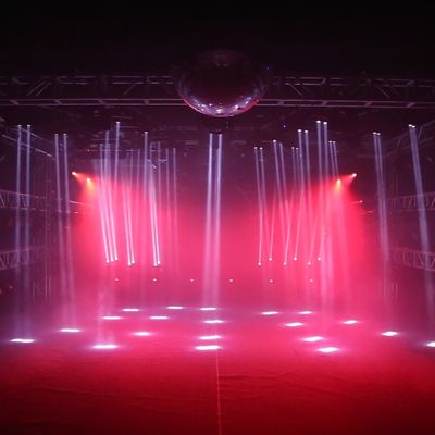 DJ 파티 라이트 37*10W RGBW 쿼드 4 in 1 LED 이동 헤드 워시 줌
