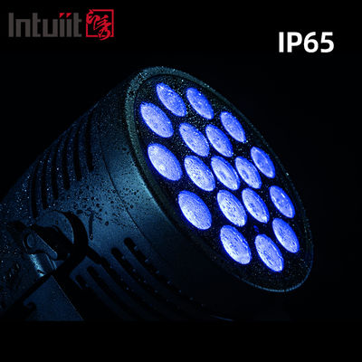야외 IP65 방수 LED PAR 라이트 18x20W RGBWA UV 6in1 프로페셔널 스테이지 세탁 조명 DMX DJ 이벤트용 캔 스타디움 클럽
