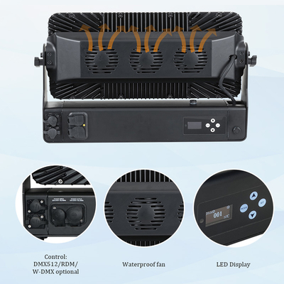 IP65 40x10W RGBW LED 시티 스테이지 라이트 야외 건물 프로젝션 홍수 건축 조명