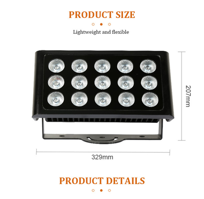 80W Outdoor Waterproof Architectural Lighting RGBW Led Wall Washer Garden Landscape Tree Lamp LED Floodlight