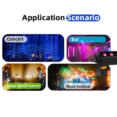 24*2W RGBW 4in1 LED 벽화 세탁기 바