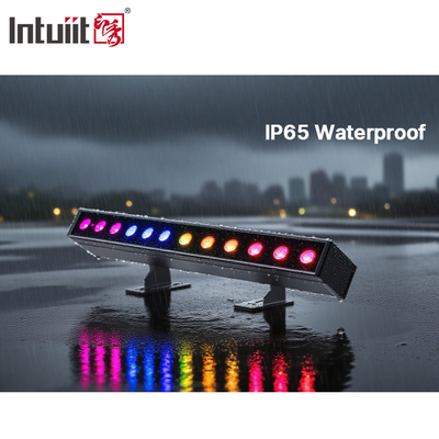 IP65 배터리 전력 LED 벽 세탁기 12pcsx2W Rgbw 4in1 LED 바 라이트 아웃도어