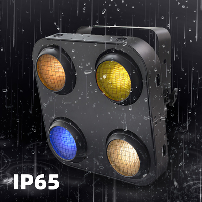 4X90W 4 눈 LED Cob 블라인드 라이트 앰버 따뜻한 흰색 2In1 Ip65 방수 LED 스테이지 라이트