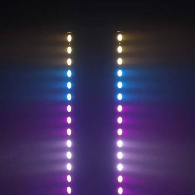 12*2W 4-in-1 IP65 LED 워시 바 배터리 구동 RGBW 프로젝션 조명 빔 효과