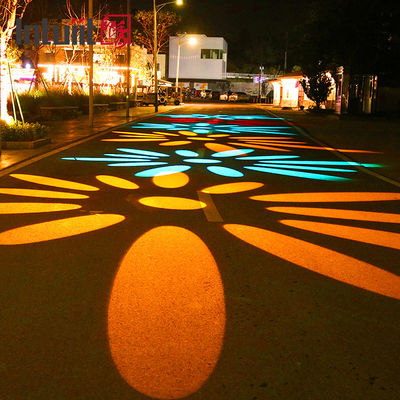 프로페셔널 200W 아웃도어 방수 광고 LED 회전 Gobo 로고 프로젝트 프로젝터 라이트 IP65