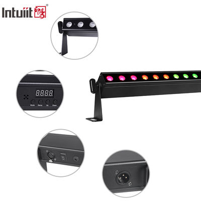 LED 12/24x2W RGBW 4IN1 LED 벽 세탁등 LED 바 DMX 라인 바 세탁등 무대등 파티 웨딩 이벤트 조명